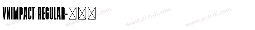 VnImpact Regular字体转换